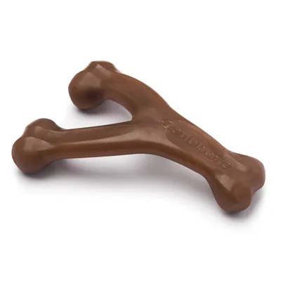 Benebone Peanut Butter Wishbone Chew Toy - Medium