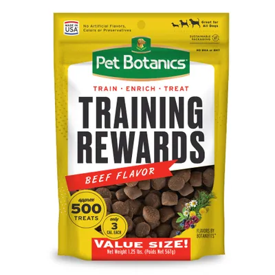 Pet Botanics Training Rewards Beef Treats 1.25lb