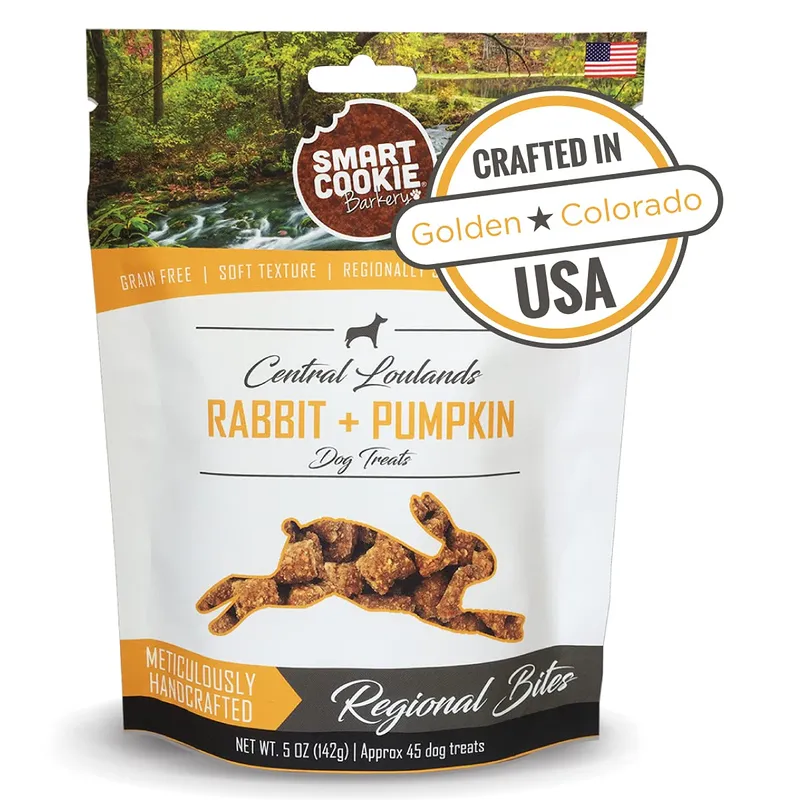 Smart Cookie Rabbit & Pumpkin Dog Treats 5oz