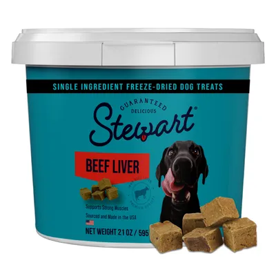 Stewart Beef Liver Dog Treats, 21oz