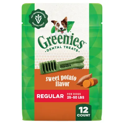Greenies Dental Dog Treats 12oz Sweet Potato