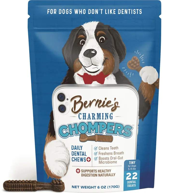 Bernie's Charming Chompers Dental Chews 6oz (Tiny Dogs)