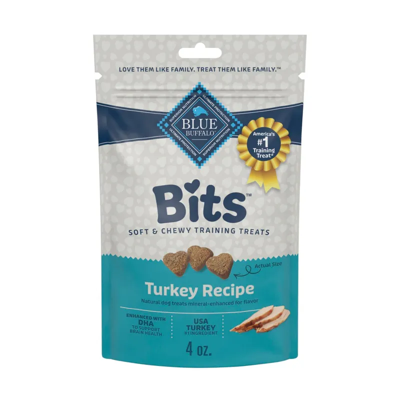 Blue Buffalo Bits Turkey Training Treats 4oz