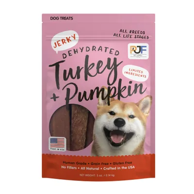 Pet Jerky Factory Turkey & Pumpkin 5oz Dog Treats
