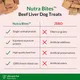 Ultimate Pet Nutrition Nutra Bites Beef Liver Dog Treats 4oz 4