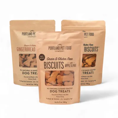 Portland Pet Food Vegan Dog Treats 5oz 3-Pack