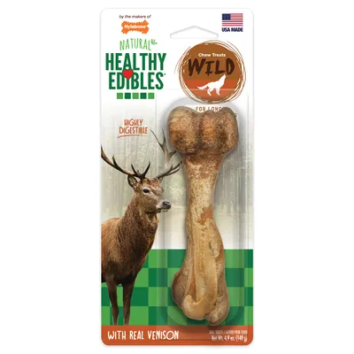 Nylabone Healthy Edibles WILD Venison Chew Treat