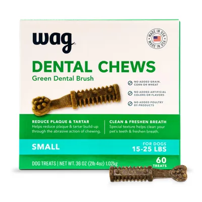 WAG Dental Dog Treats for Small Dogs 3.75lb
