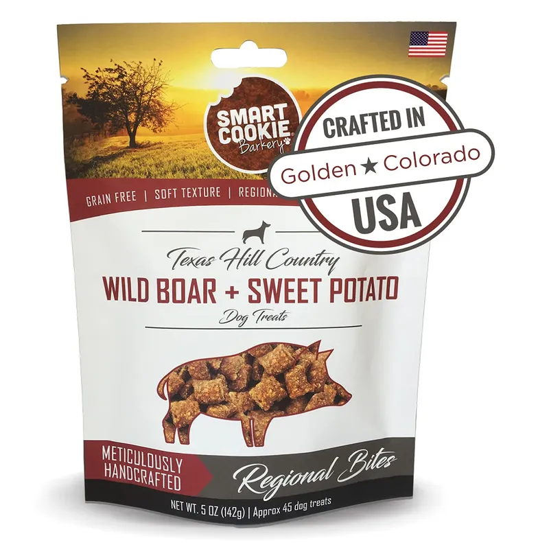 Smart Cookie Wild Boar & Sweet Potato Dog Treats 5oz