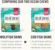 The Honest Kitchen Ocean Chews Wolffish Skins 6oz 3