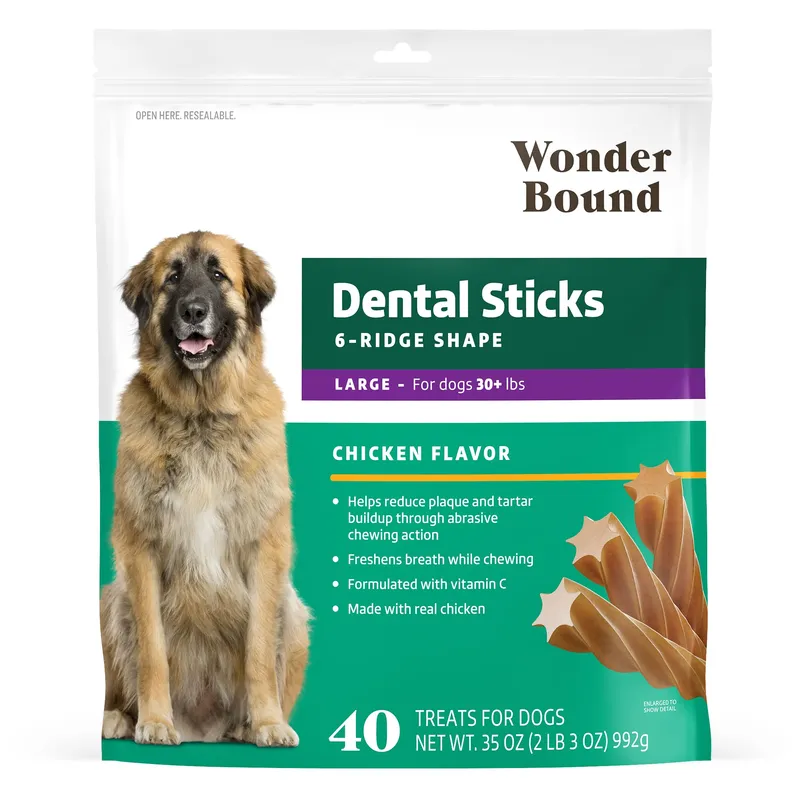 Wonder Bound Chicken Dental Sticks 40 Count