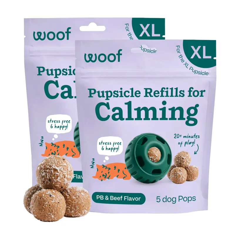 WOOF Pupsicle Calming Refill Pops - X-Large 10 Count