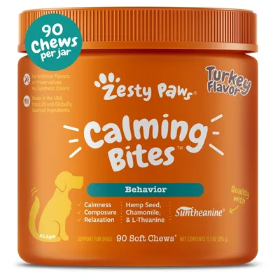 Zesty Paws Calming Chews for Dogs 90 Count
